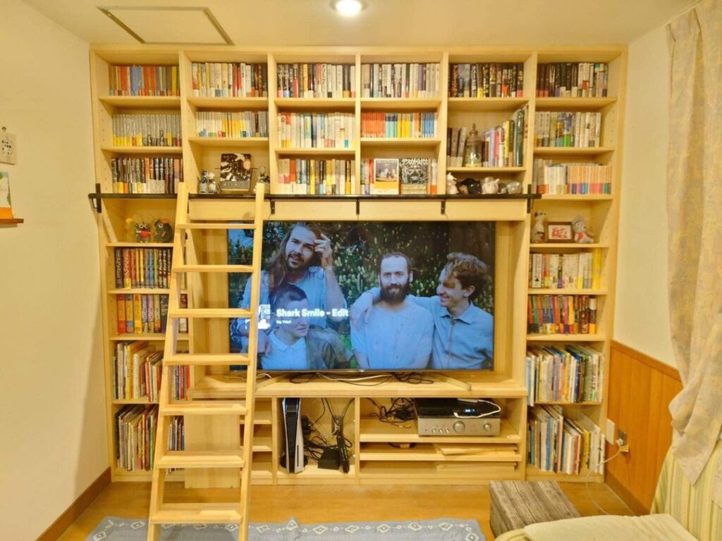 小倉住建 施工例 本好きの本棚