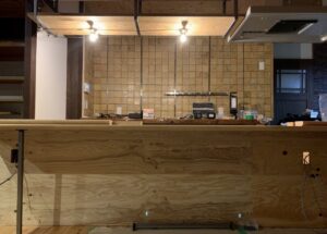 小倉住建 見学可 自宅ダイニングキッチン リフォーム 作業風景