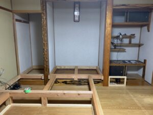 小倉住建 見学可 自宅和室リフォーム 作業風景